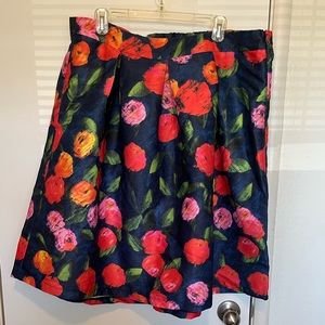 NWT Charlotte Russe floral skirt